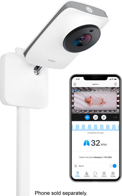 Miku - Pro Smart Baby Monitor - White