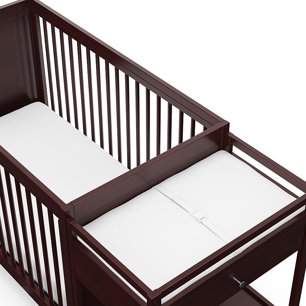 Graco - Fable 4-in-1 Convertible Crib and Changer - Espresso
