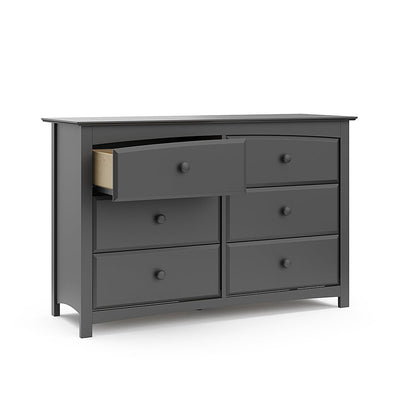 Storkcraft - Kenton 6-Drawer Double Dresser - Gray