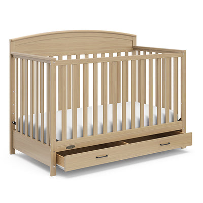 Graco - Benton 5-in-1 Crib with Drawer - Driftwood