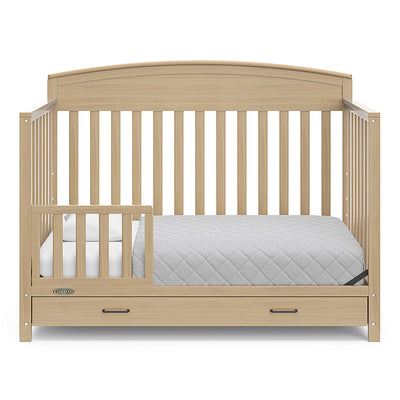 Graco - Benton 5-in-1 Crib with Drawer - Driftwood
