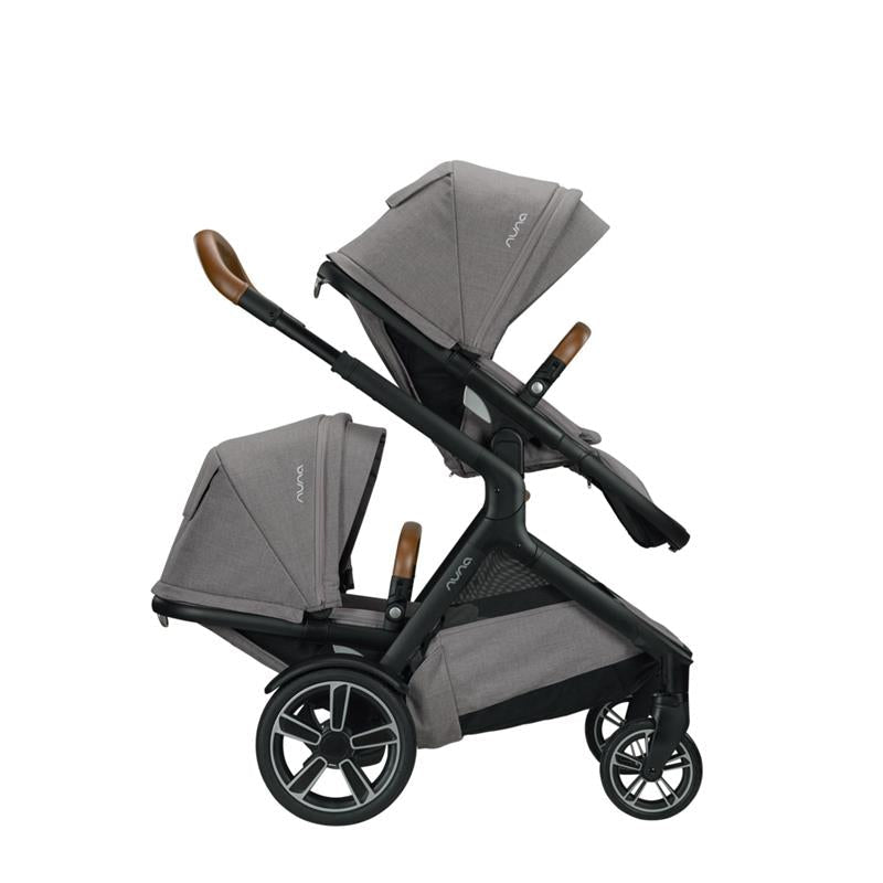 Nuna - Demi Grow Stroller Sibling Seat (With Raincover), Frost