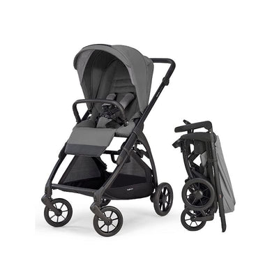 Inglesina Electa Full Size Baby Stroller - Lightweight at 19 lbs, Reversible Seat, Compact Fold, One-Handed Open & Close - Chelsea Gray