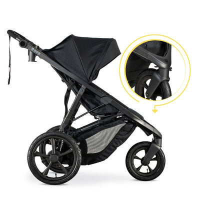 BOB Gear Wayfinder Jogging Stroller with Dual Suspension and Air-Filled Tyres - Nightfall