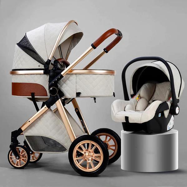 3-in-1 Baby Stroller With Car Seat Travel System Set